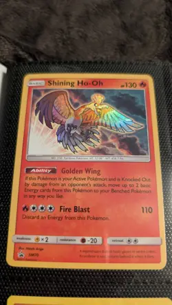 Pokemon TCG Shining Ho-Oh SM70 Holo Rare - Image 1