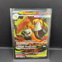 Pokemon TCG Mega Evolution Mega Camerupt EX 156/132 Ultra Rare - Image 1