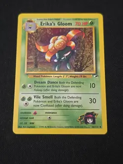 Erika's Gloom 046/132 Gym Heroes Regular WOTC Vintage 2000 Pokemon TCG LP - Image 1