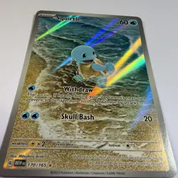 Pokemon TCG: S&V 151 - Squirtle IR 170/165 - NM+ - Image 5