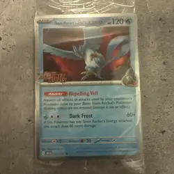 Team Rocket's Articuno 051/182 Pokemon Destined Rivals Stamped Sealed Promo - Image 1
