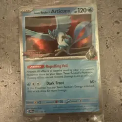 Team Rocket's Articuno 051/182 Pokemon Destined Rivals Stamped Sealed Promo - Image 2