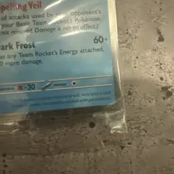 Team Rocket's Articuno 051/182 Pokemon Destined Rivals Stamped Sealed Promo - Image 4