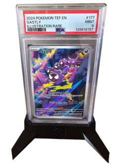 2024 Pokemon Temporal Forces Gastly Illustration Rare #177 PSA 9 Mint - English - Image 1