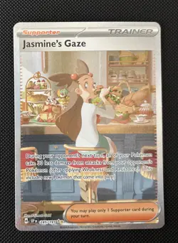 Jasmine's Gaze - 245/191 - SV08: Surging Sparks SIR Pokemon TCG - Image 1