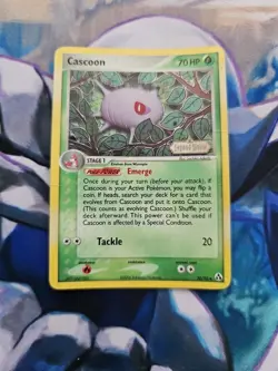 Pokemon EX Legend Maker Cascoon 30/92 Reverse Holo Uncommon Stamped Played - Image 1