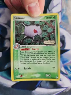 Pokemon EX Legend Maker Cascoon 30/92 Reverse Holo Uncommon Stamped Played - Image 4