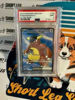 2023 Pokemon Mew EN 151 - Kangaskhan ex #190/165 - Ultra Rare - PSA MINT 9 - Image 1