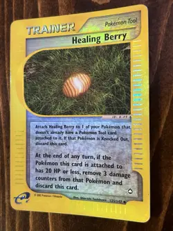 Healing Berry (125) | WOTC Pokemon Aquapolis | Damaged DMG Reverse Holofoil - Image 2