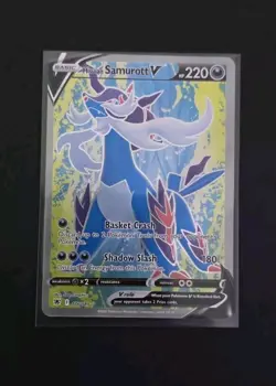 Pokemon Hisuian Samurott V 176/189 Astral Radiance Sword & Shield FULL ART - Image 1