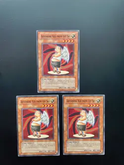 Yugioh Absorbing Kid from the Sky AST-072 Common 1st Edition MP/HP X3 - Image 1