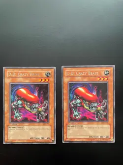 Yugioh D.D. Crazy Beast MFC-019 Rare 1st Edition HP X2 - Image 1