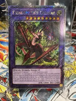 Yugioh Fiendsmith’s Desirae RA04-EN056 Platinum Secret Rare NM - Image 1
