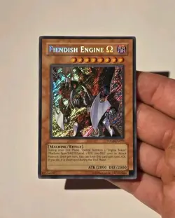 Yugioh Fiendish Engine Omega TDGS-EN095 Secret Rare VLP - Image 3