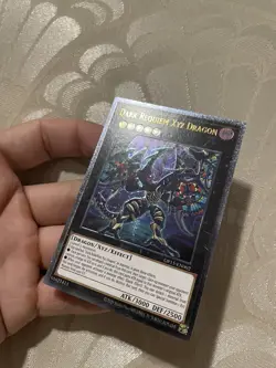 Yu-Gi-Oh! Dark Requiem Xyz Dragon OP15-EN002 Ultimate Rare NM EURO Deep Stamp - Image 3