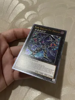 Yu-Gi-Oh! Dark Requiem Xyz Dragon OP15-EN002 Ultimate Rare NM EURO Deep Stamp - Image 5