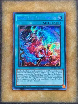 Yugioh Original Sinful Spoils - Snake-Eye MP24-EN124 Secret Rare 1st Ed NM - Image 1