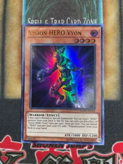 Yugioh Vision Hero Vyon DUPO-EN053 Ultra Rare NM - Image 1