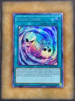 Yugioh Vision Fusion BLHR-EN012 Secret Rare 1st Ed NM - Image 1