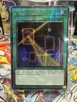 Yugioh Night Beam RA04-EN182 Quarter Century Secret Rare NM - Image 1