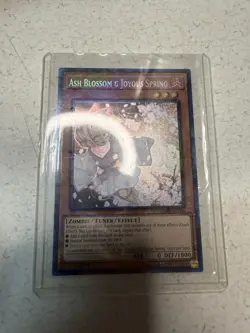 Yugioh Ash Blossom & Joyous Spring RA01-EN008 Platinum Secret Rare Yu-Gi-Oh! TCG - Image 2