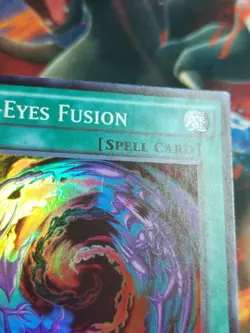 1st ed Red-Eyes Fusion CORE-EN059 Super Rare Yugioh Card Light Play - Image 4