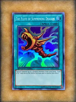 Yugioh The Flute of Summoning Dragon STP1-EN006 Speed Duel Super Rare NM - Image 1