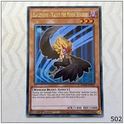 Blackwing - Kalut the Moon Shadow - MAZE-EN037 - Rare 1st Edition Yugioh - Image 1