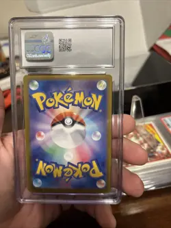 CGC 9 Pokemon Card Fletchinder AR 073/071 SV2D Clay Burst Mint Holo JPN SCUFFED - Image 4
