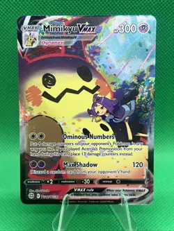 Pokemon Mimikyu VMAX Holo Ultra Rare TCG Card 2022 Brilliant Stars TG17/TG30 - Image 1