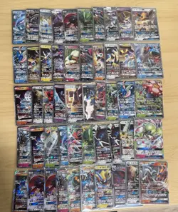 x50 Pokemon Japanese GX RR Full Arts Card Lot Collection - Image 1