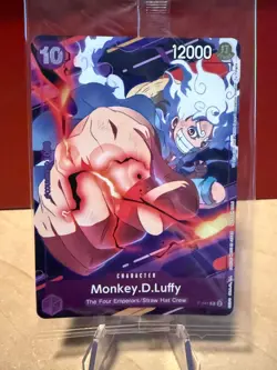 NYCC 2025 Monkey D Luffy One Piece TCG Promo Foil Card English BRAND NEW SEALED - Image 1