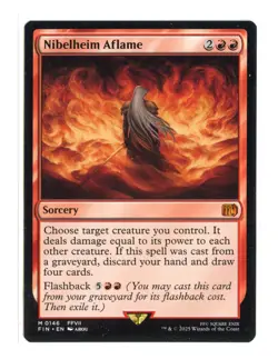 Nibelheim Aflame M 146 Regular Final Fantasy MTG Card NM - Image 1