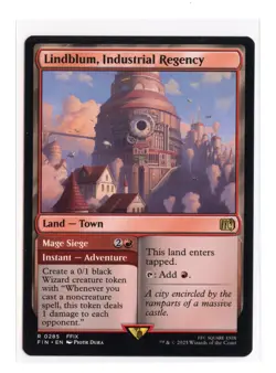 Lindblum, Industrial Regency R 285 Regular Final Fantasy MTG Card NM - Image 1
