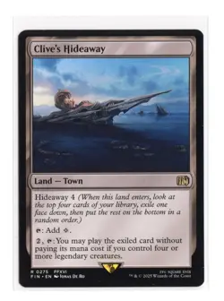 Clive's Hideaway R 275 Regular Final Fantasy MTG Card NM - Image 1