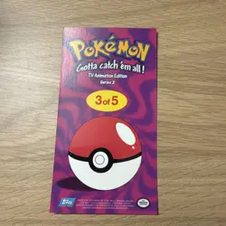 TEAM ROCKET 3 OF Pokemon Card Topps TV Animation Tin Topper 2000 Jumbo OVERSIZED - Image 2