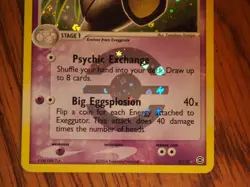 Pokemon 2004 Pokemon Hidden Legends Exeggcutor foil card, mint condition - Image 3