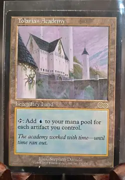 Tolarian Academy Urza's Saga MTG Regular Moderately Played - Image 1