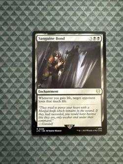 MTG Sanguine Bond #0208 Rare Commander: The Lord of the Rings (LTC) - Image 1