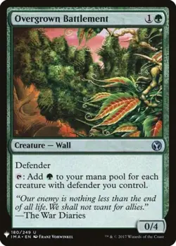 Overgrown Battlement - Near Mint MTG Mystery Booster - Image 1