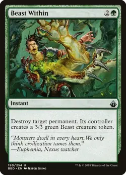 Beast Within - Battlebond - Magic The Gathering - MTG - Image 1
