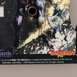 Magic MTG - Hurloon Minotaur Spindown Life Counter InQuest WoTC 1996 *CCGHouse* - Image 3