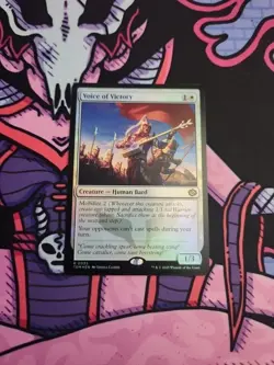 Voice of Victory, Foil, Magic the Gathering MTG NM - Image 1