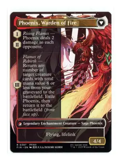 Joshua, Phoenix's Dominant (Borderless) R 397 Regular Final Fantasy MTG - Image 2