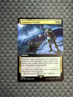 MTG Assassin’s Trophy #0166 Extended Art Rare UB: Assassin’s Creed (ACR) - Image 1