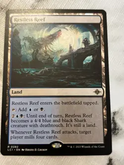 Restless Reef The Lost Caverns of Ixalan Regular Land Rare MTG - Image 1
