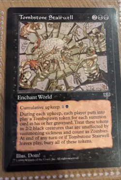 Magic: the Gathering Mtg Mirage Tombstone Stairwell Near Mint Condition Rare - Image 1