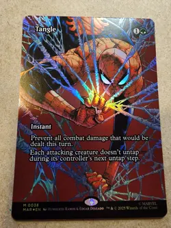 Tangle - #38 Foil (Borderless) Marvel Universe Eternal-Legal - Mtg - Image 1