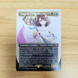 Yuna, Grand Summoner Grand Summoner, Yuna Borderless MTG - Image 1
