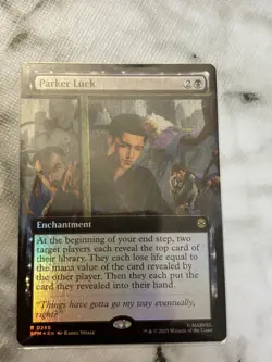 x1 Parker Luck - Foil R MTG Marvel's Spider-Man M/NM, English - Image 1